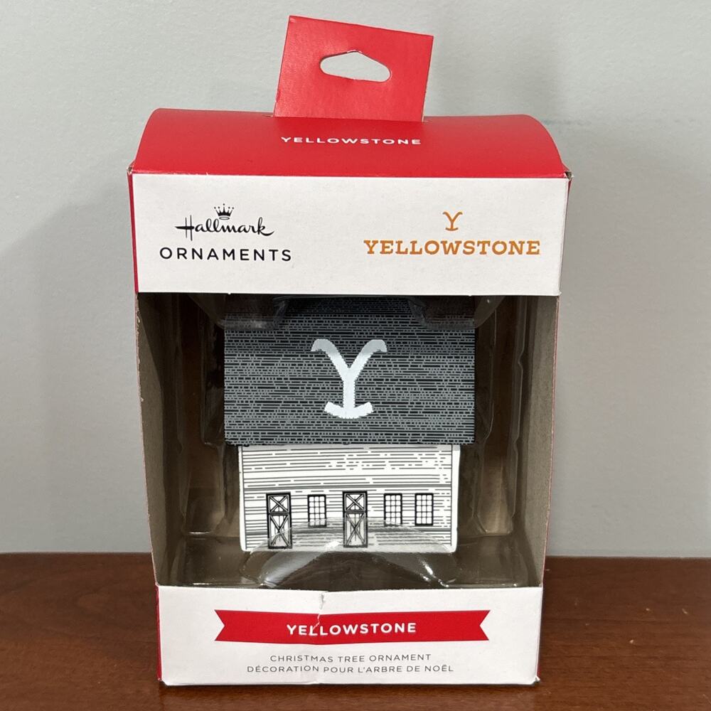 Hallmark Christmas Tree Ornaments Yellowstone Dutton Ranch Barn